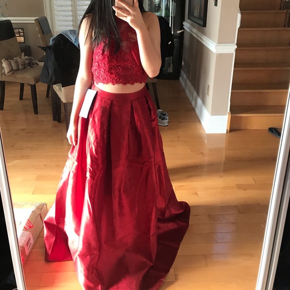 Two-Piece Prom Dress - Picture 3 of 3